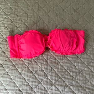 Victoria’s Secret Ruffle Tie-Back Bandeau Top